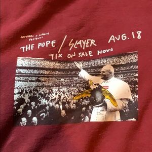 Pope slayer supreme crew neck